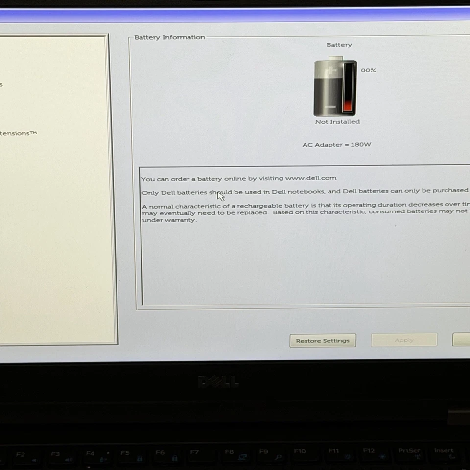 Dell Latitude E5470 Intel i5-6300U 4GB RAM - No SSD - Missing Battery - Image 3 of 4