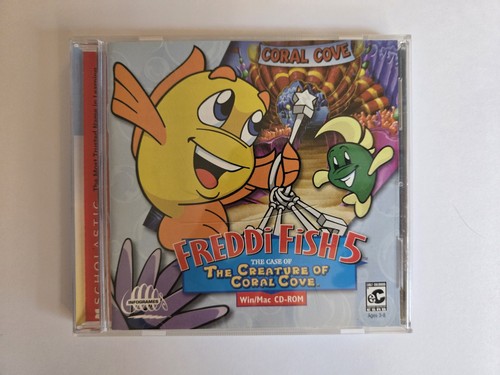 Freddi Fish 5 The Case of the Creature of Coral Cove PC Windows Mac CD ...