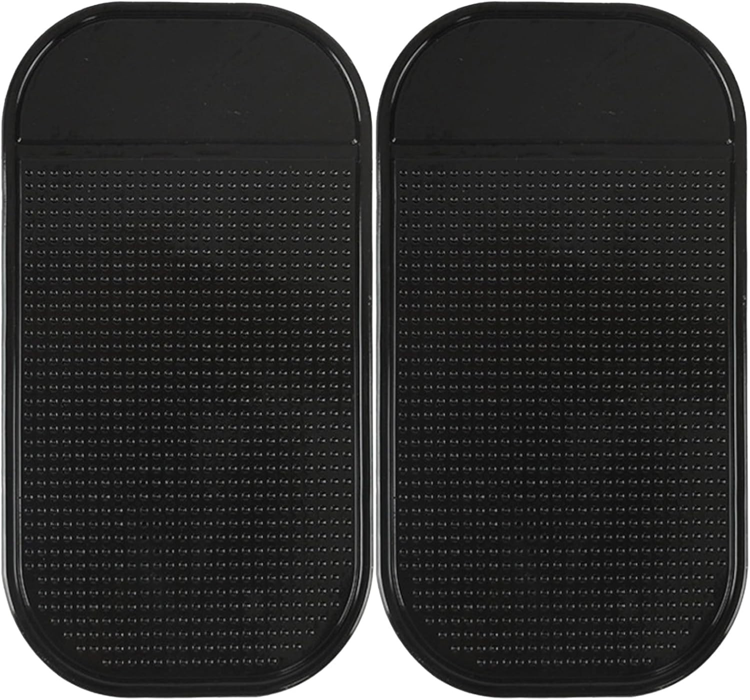 2 Pieces Non Slip Car Dashboard Mat,14.2X8.3Cm/5.59X3.27In Universal Dashboard M