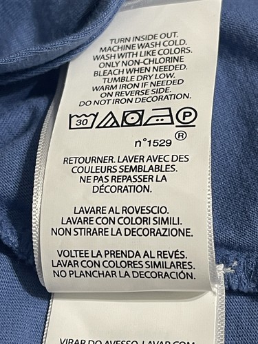 Polo Ralph Lauren Big Girls T Shirt Crop Twisted Front Top Blue Size XL (16) - Picture 4 of 5