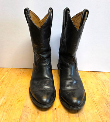 Купить ariat 34601 sedona cowboy boots black leather work  display picture 3