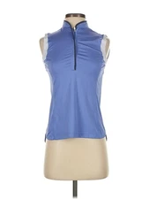Zero Restriction Women Blue Sleeveless Blouse XS