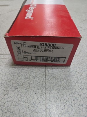 Legrand Wiring Device-Kellems IG8300 20A 125VAC Duplex Receptacle Orange Qt 10 