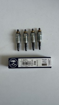 4 Glühkerzen BOSCH für 1.6 1.9 D TD AUDI 80 VW Golf 1 2 3 T3 T4 Passat 35i Polo