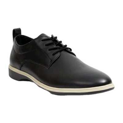 Deer Stags Men's Oxford Shoes Lisbon Supro Socks Round Toe Black/Vega Size 9 NWB