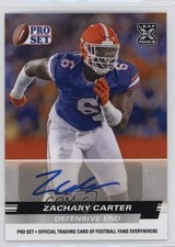 2022 Leaf Pro Set Draft Auto Zachary Carter #PSA-ZC1 Auto 19n6