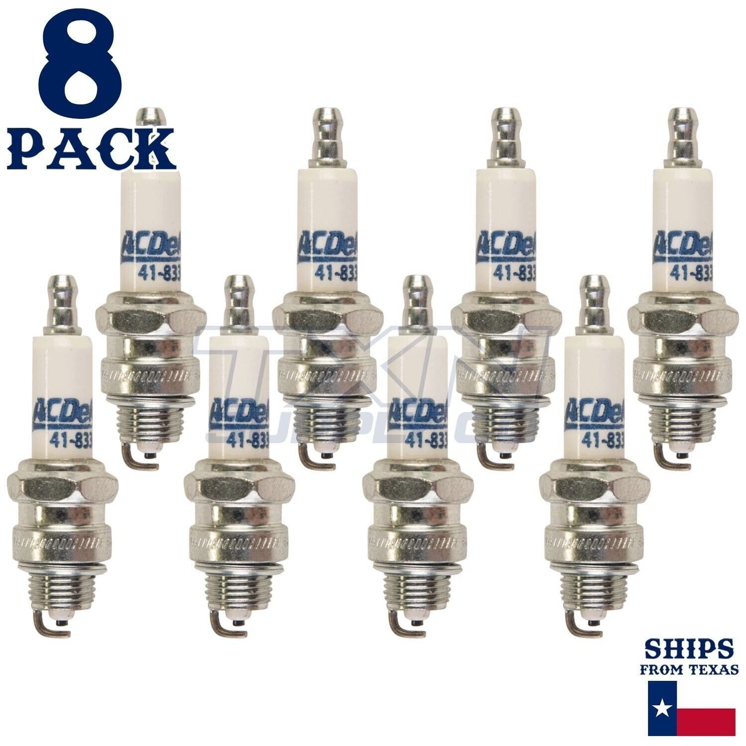8 Pack ACDelco Double Platinum Spark Plugs 1966 for Chevrolet Chevy II 5.4L