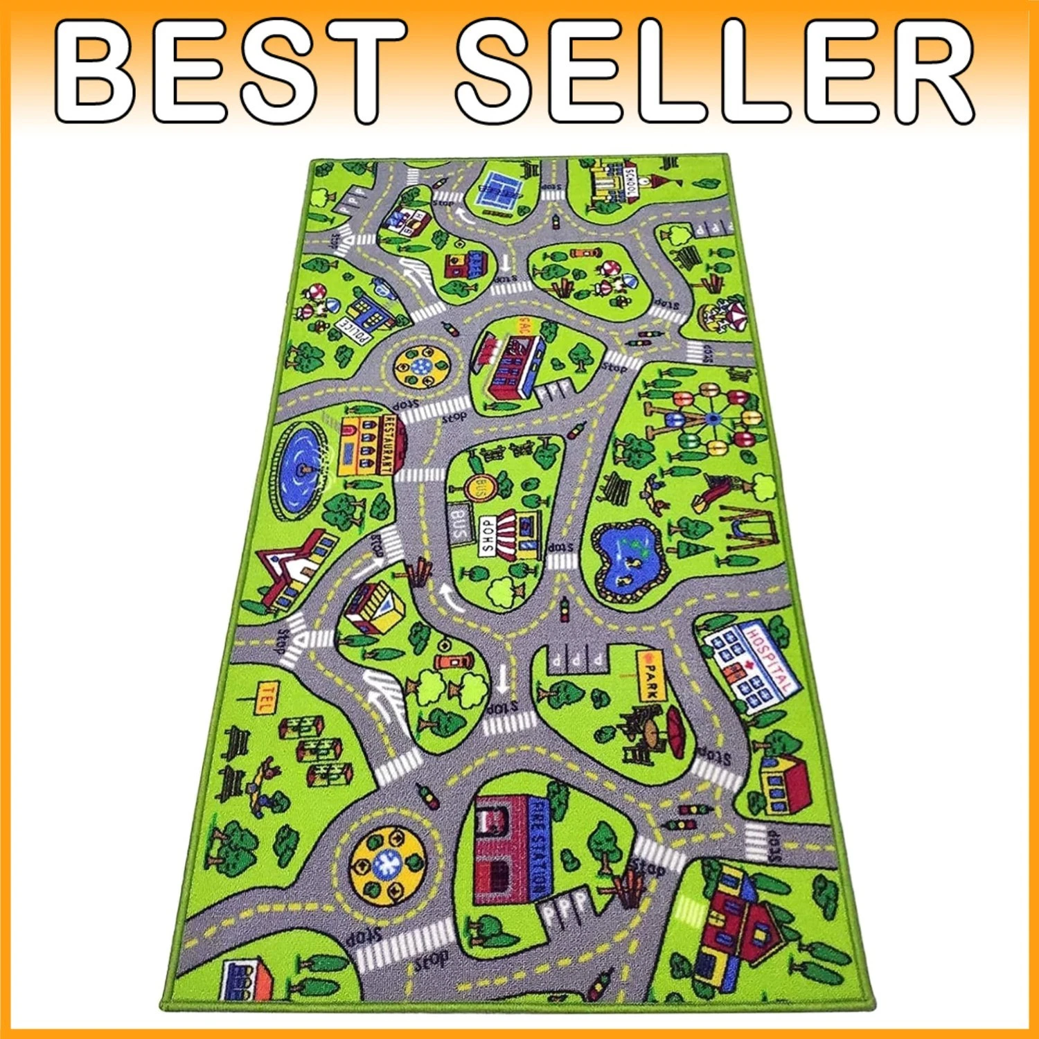 X-Large Educational Carpet Rug