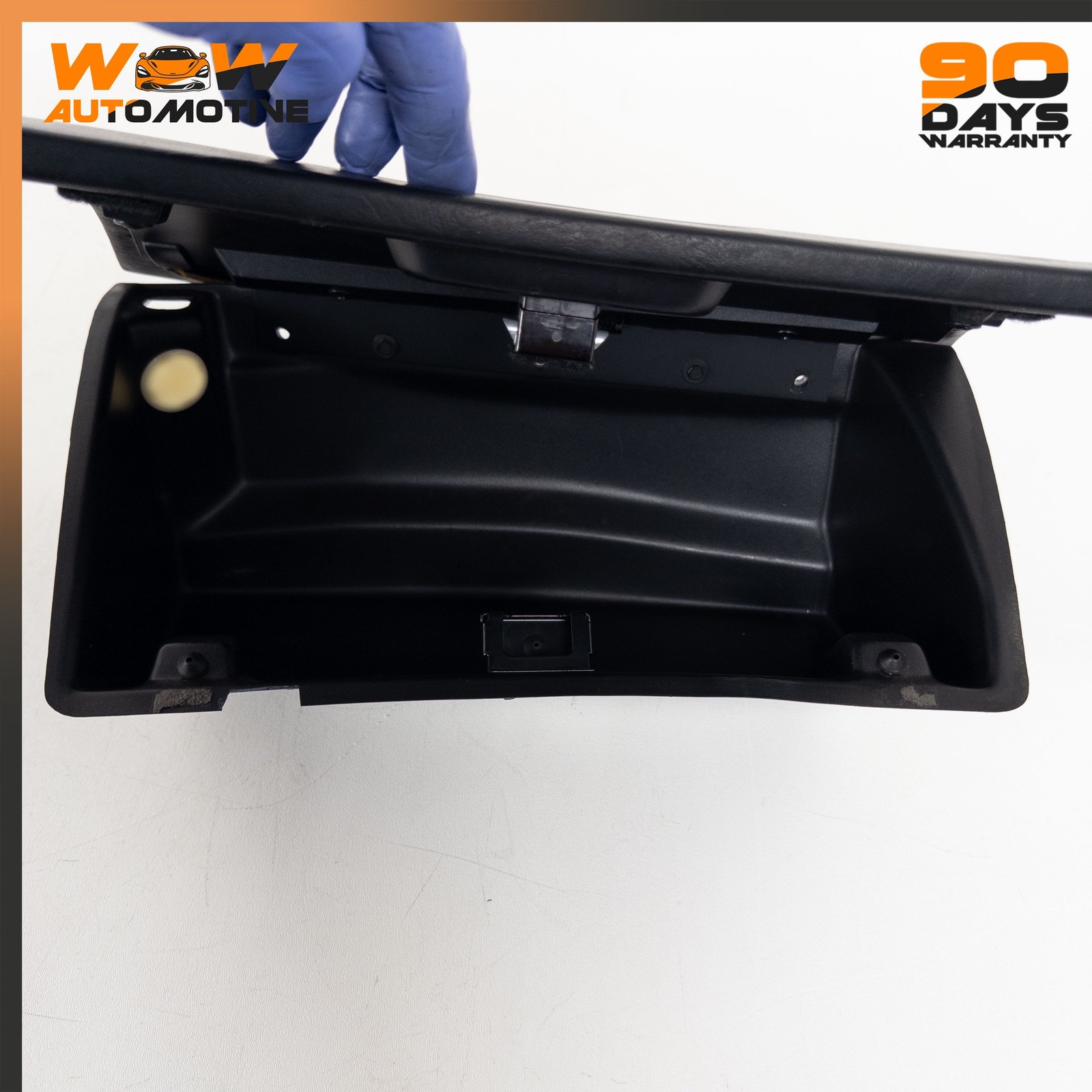 90-93 CHEVROLET CORVETTE C4 DASHBOARD COMPLETE GLOVE BOX ASSEMBLY BLACK OEM