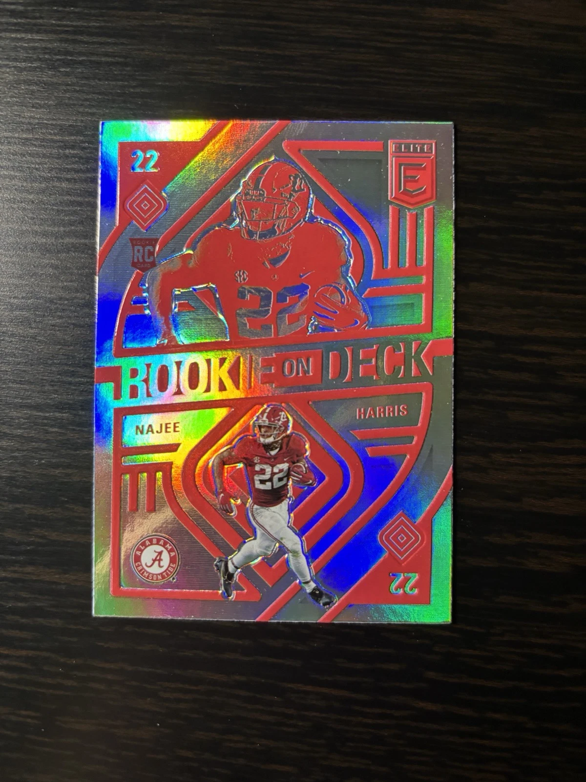2021 Panini Donruss Elite Football Najee Harris Rookie On Deck #RD12 - Silver
