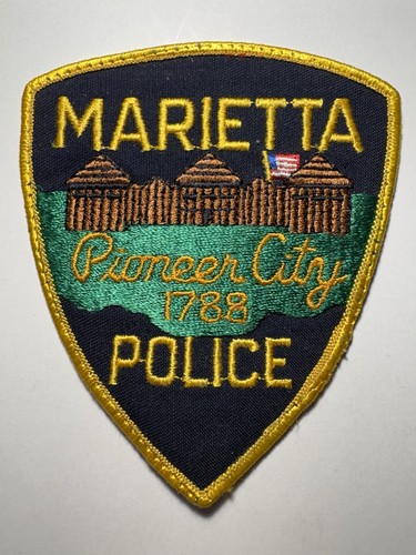 Marietta Ohio Police Patch ~ Pioneer City 1788