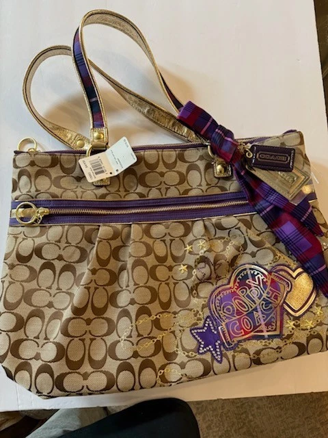 バッグ COACH POPPY Y2K Heart Studded 2Way Bag 25+ Coach Poppy Zip Bags & Handbags for Women for sale | Updated