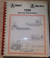 AGCO WHITE NEW IDEA 1998 SERVICE INFORMATION TECH BULLETINS MANUAL BOOK