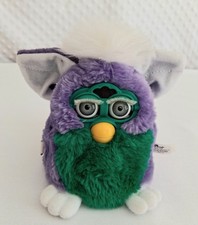 VINTAGE (TIGER) ORIGINAL FURBY BABY PURPLE/GREEN 1999