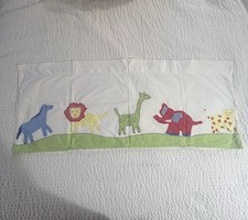 PBK Pottery Barn Kids Safari ZEBRA LION GIRAFFE ELEPHANT TIGER Window Valance