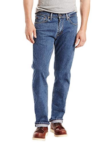 ДЖИНСЫ LEVIS MEN 505 REGULAR FIT 36X30 С ЭФФЕКТОМ ПОТЕРТОСТИ ПОД КАМЕНЬ/СТРЕЙЧ