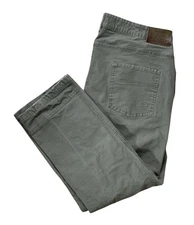 DRAKE Pants Mens 40 Duck Canvas Upland Hunting Cargo Green 100% Cotton Outdoor