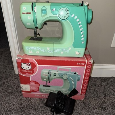 Janome Hello Kitty Sewing Machine w/ pedal Teal