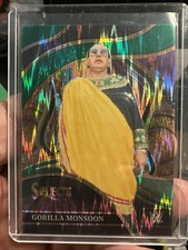 2024 Select WWE Gorilla Monsoon Ringside #234 Green Flash Prizm SP