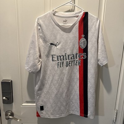 Puma Men's AC Milan Away Jersey 2023/24 Size XL X Large Replica Soccer Serie A