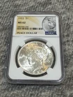1922 Peace Silver Dollar MS62 NGC