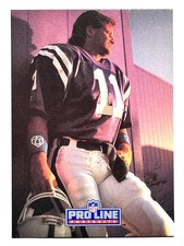 JEFF GEORGE Indianapolis Colts 1991 Pro Line Portraits Football Card #195