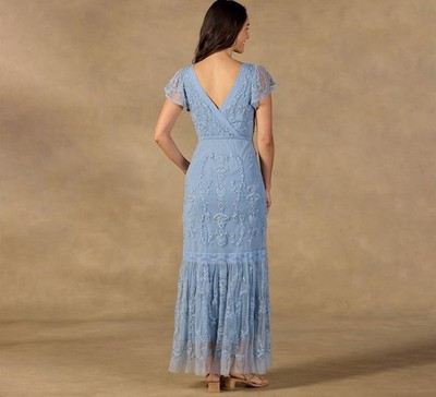 NWT Sundance Mayfield Blue Embroidered Tule Sheer Maxi Dress - Retail $298 | eBay NWT Sundance Mayfield Blue Embroidered Tule Sheer Maxi Dress - Retail $298 | eBay