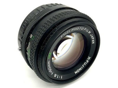 Fuji X-Fujinon DM 50mm 1:1.6 Objektiv Festbrennweite (Fujica X) Pilz!
