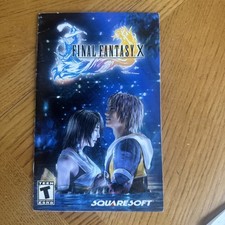 Final Fantasy X PS2 Instruction Manual ONLY NO Game Sony Playstation 2