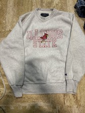 Vintage Illinois State Champion Reverse Weave Sweatshirt Crewneck Sz S READ