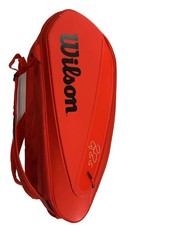 Wilson Racket Bag with Peeling Paint / RED / Federer DNA //