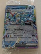 Vaporeon ex - (Prismatic Evolutions Stamp) 023/131 Sealed 