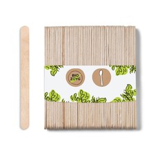 BIOZOYG Eisstiele Holz Holzbesteck Eisstäbchen braun, 11,5cm, div. Mengen