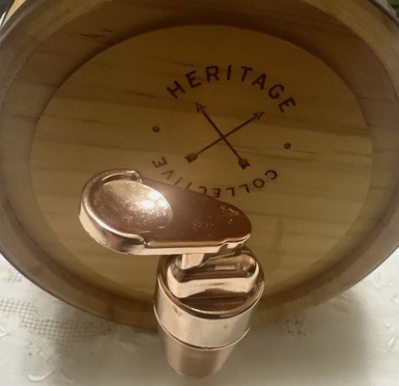 Mini Whiskey Barrel Wooden Replica Heritage Collective Dispensing Mini Keg 27 oz
