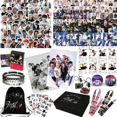 Stray Kids Gifts Set, Including 110 Photocards, 180 Stickers, 1