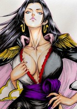 Boa Hancock,One Piece,fan art,drawing,markers,comics,manga,painting