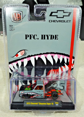 M2 Machines PFC Hyde 1973 Chevrolet Cheyenne Super 10 1/64
