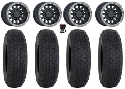 Raceline Alpha Bdlk 15'' Wheels BK 33'' RR600 Tires Pioneer 1000 / Talon