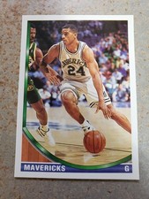 Jimmy Jackson Mavericks Ohio State #38 1993 - 1994 Topps NO NAME ERROR RARE