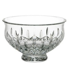 Image of Waterford Lismore Crystal Footed Bowl - Clear, 8 Inch