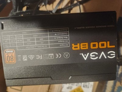 EVGA 700 BQ 80 Plus Bronze 700W Semi Modular Power Supply (110-BQ-0700-V1)