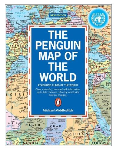 Michael Middleditch The Penguin Map of the World (Tascabile)