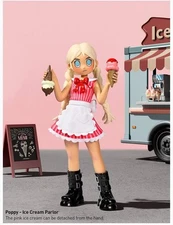 Pop Mart Peach Riot Rush Hour Series: Poppy- Ice Cream Parlor Blind Box