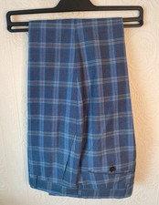 Cavani Checked Blue Suit