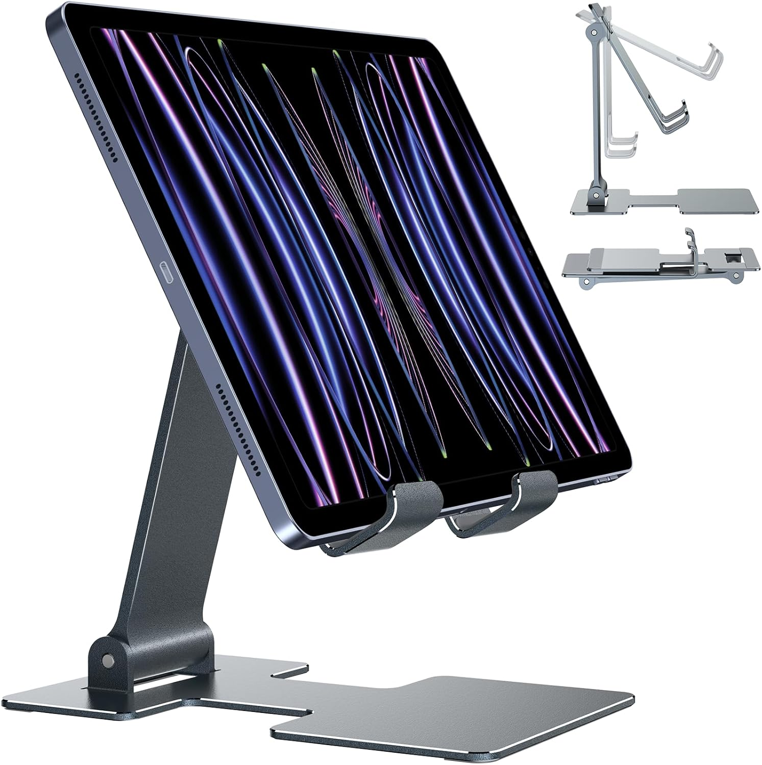 Adjustable Foldable Tablet Stand Desk Holder Aluminum Portable iPad