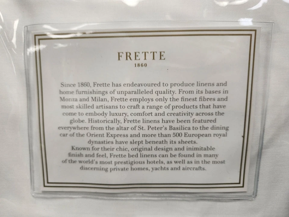 Sábana Ajustable Frette Algodón King Bolsillo Poco Profundo 79 in x 81 en Algodón Blanco ¡NUEVA! Foto 3 de 4