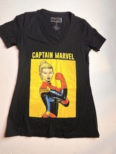  Womens Marvel Comics Retro Captain Marvel Cl...