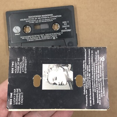 Madonna The  Box (カセットテープ) MADONNA Cassette Tape 80s Synth Pop LUCKY STAR HOLIDAY SUPER