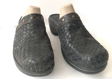 Ecco Mules Leather Clogs 9.5