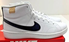 NIKE Men's Court Royale 2 Mid #CQ9179 100 - White / Black   NWD Free Shipping